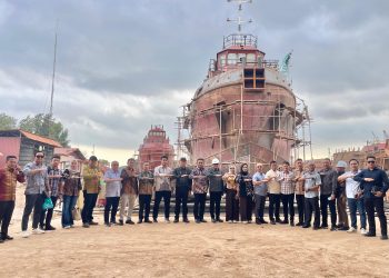 Pemkab Konsel saat kunker strategis di PT Lestari Osean Indonesia, Batam, Kepulauan Riau