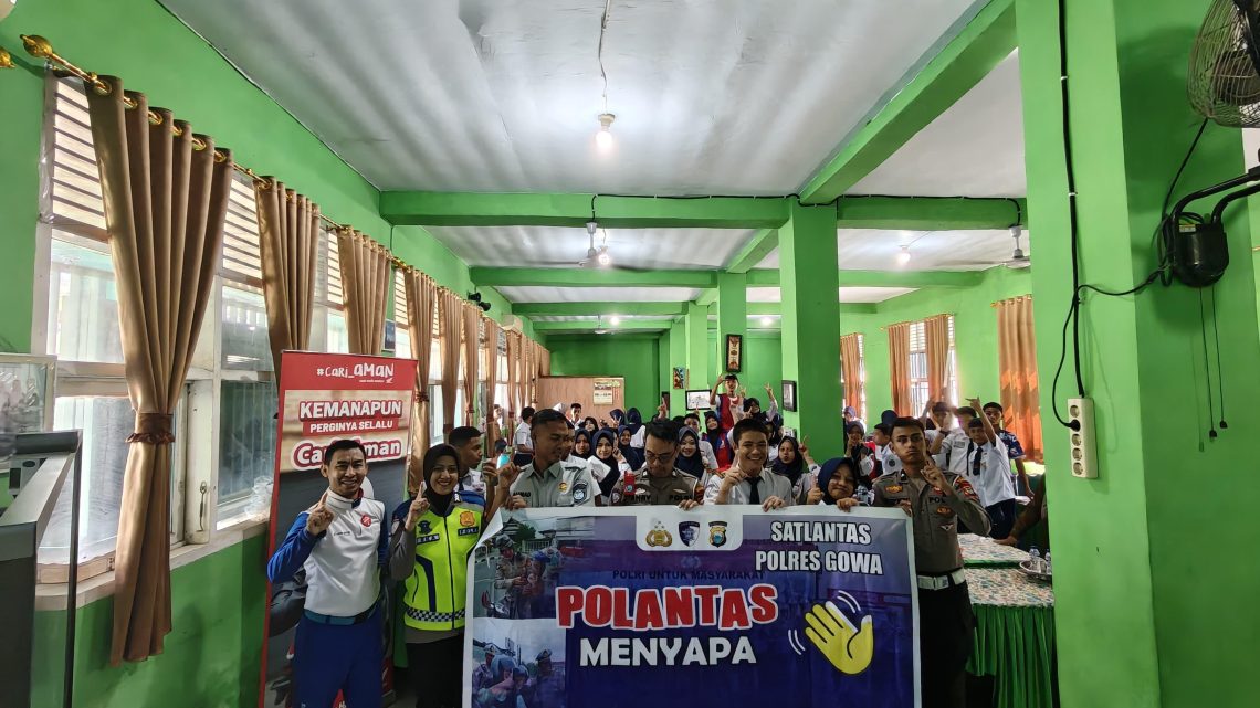 Asmo Sulsel Gandeng Polres Gowa dan Jasa Raharja Edukasi Safety Riding Bagi Pelajar 10 Asmo Sulsel edukasi SMAN 2 Sunggiminasa Gowa