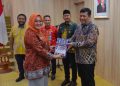Pisah Sambut Kajari Kendari Jadi Momentum Perkuat Sinergi Kejaksaan dan Pemkot 11 Wali Kota Kendari, dr. Hj. Siska Karina Imran, SKM bersama Wakil Wali Kota, Sudirman diacara pisah sambut Kajari Kendari
