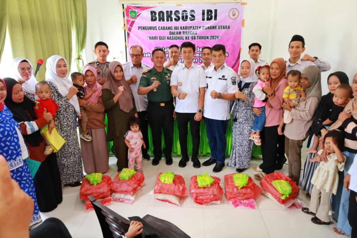 Bupati Konut usai membuka Baksos IBI