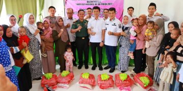 Peringati Hari Gizi Nasional, Bupati Konut Resmi Buka Baksos IBI di Puskesmas Asera