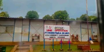 PT Konutara Sejati, site Desa Sarimukti, Kecamatan Langgikima, Kabupaten Konut.