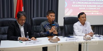 Pemkab Konsel Mulai Diklat SPIP Terintegrasi Eksekutif di Pusdiklatwas BPKP, Diikuti 34 Peserta 1 Bupati Irham Kalenggo Resmi Buka Diklat Penyelenggaraan SPIP Terintegrasi Lingkup Pemkab Konsel
