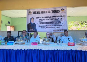 Hj. Yuliyati, S.Si, melaksanakan Reses Masa Sidang II, di Desa Bakutaru, Kecamatan Moramo