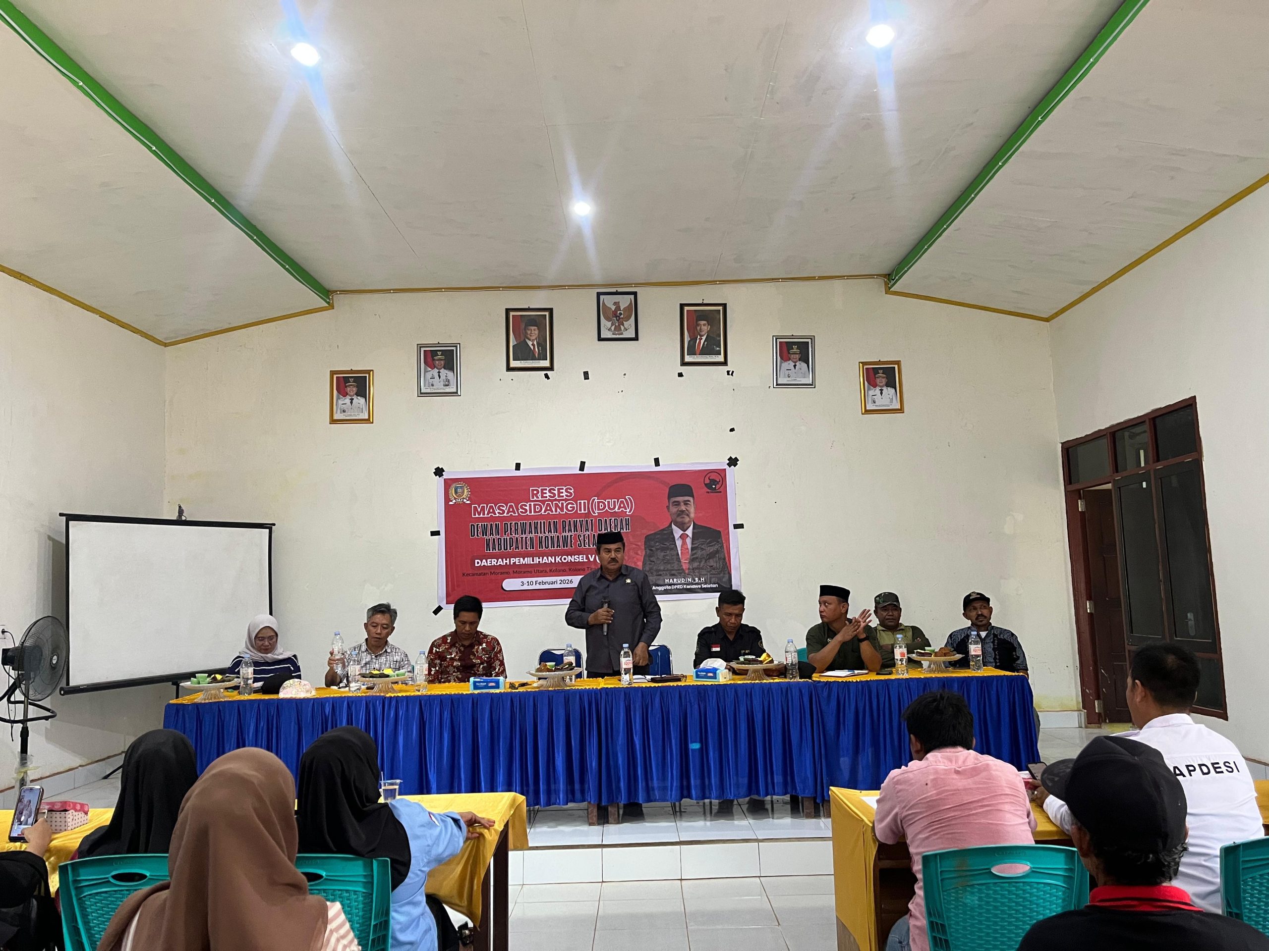 Anggota DPRD Konsel Harudin, Serap Aspirasi Warga Mondoe Jaya dan Sekitarnya