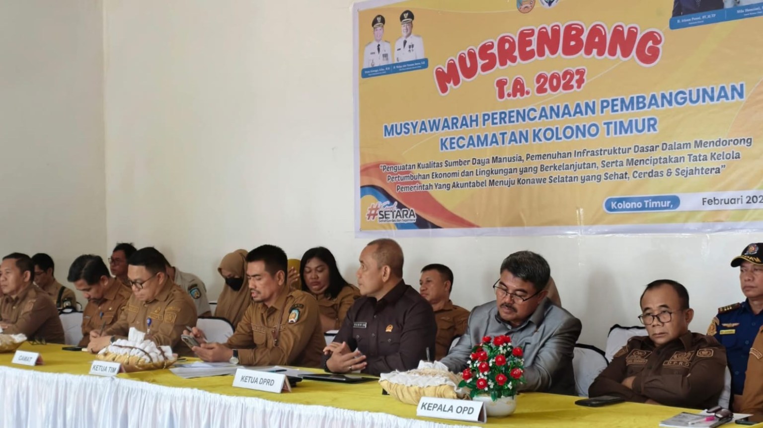 Musrenbang Kolono Timur Disorot, DPRD Minta Bupati Konsel Ganti Kepala OPD Yang Absen