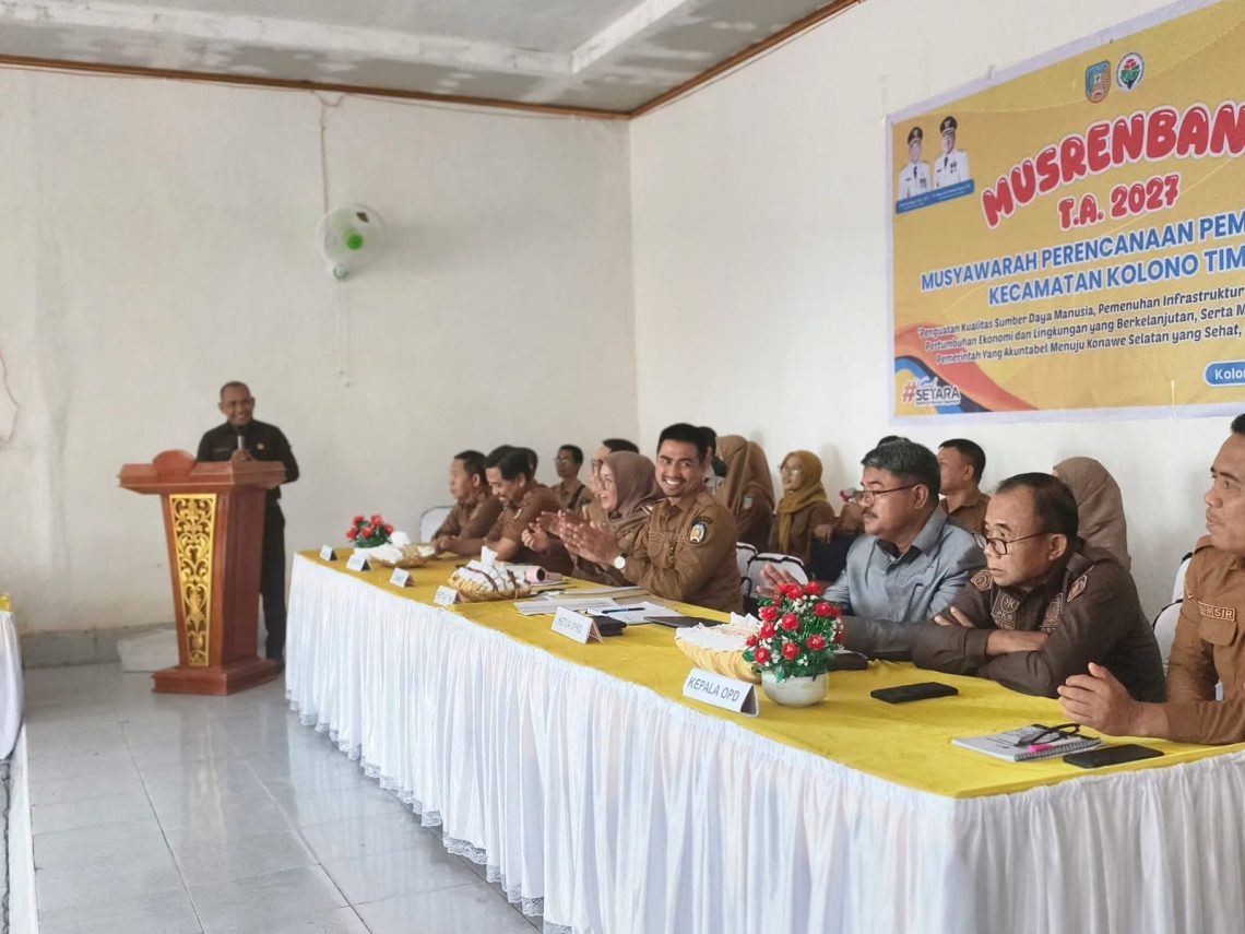 Ketua DPRD Konsel, Hamrin komitmen untuk mengawal usulan strategis masyarakat lewat musrenbang hingga ke tingkat kabupaten