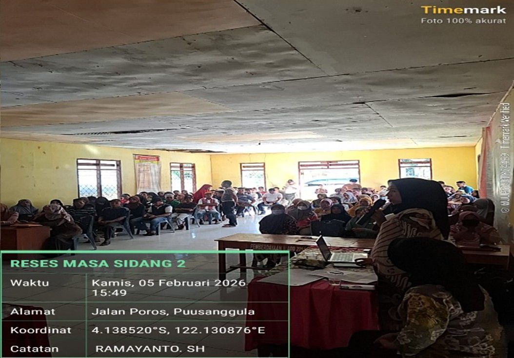 Reses DPRD Konsel di Puusanggula, Ramayanto Ajak Warga Fokus Bangun Desa