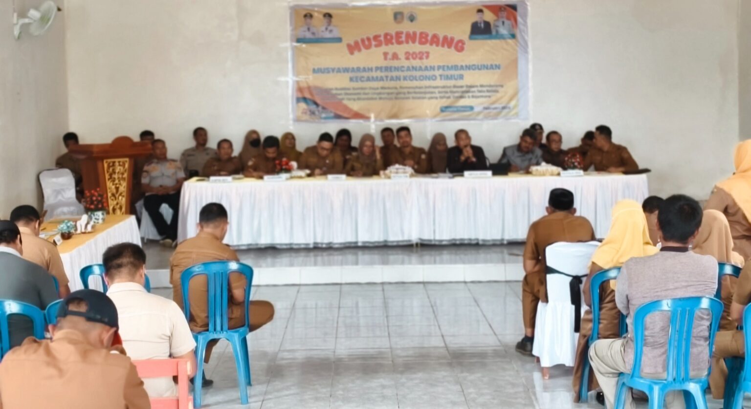 Musrenbang Kolono Timur Disorot, DPRD Minta Bupati Konsel Ganti Kepala OPD Yang Absen