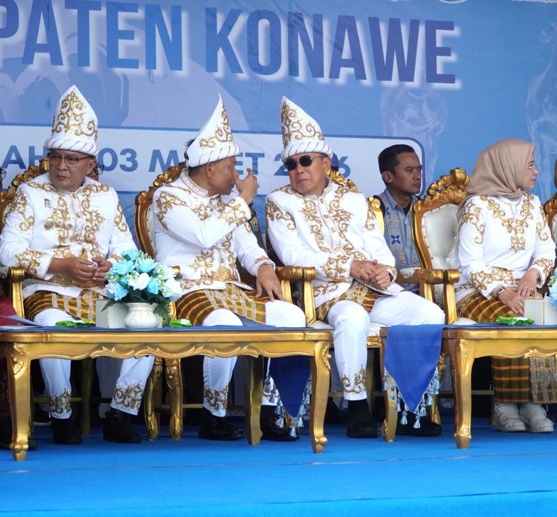 Momen kebersamaan Gubernur ASR dan Bupati Konawe, Yusran Akbar