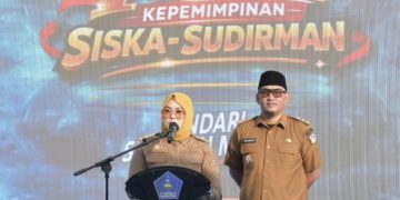 Wali Kota Kendari, Siska Karina Imran dan Wakil Wali Kota, Sudirman