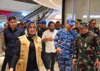 Wali Kota Kendari bersama Forkopimda melakukan pemantauan di sejumlah pos pelayanan dan pengamanan lebaran