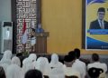 Wali Kota Kendari, dr. Hj. Siska Karina Imran, SKM saat membuka kegiatan bimbingan Manasik Haji Terintegrasi