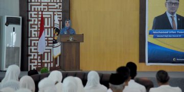 Wali Kota Kendari Buka Manasik Haji, 545 Jemaah Siap Menuju Tanah Suci 1 Wali Kota Kendari, dr. Hj. Siska Karina Imran, SKM saat membuka kegiatan bimbingan Manasik Haji Terintegrasi