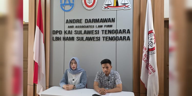 IF istri sah Polisi AK bersama kuasa hukum meluruskan kasus viral suaminya yang merupakan Perwira Polisi Konsel