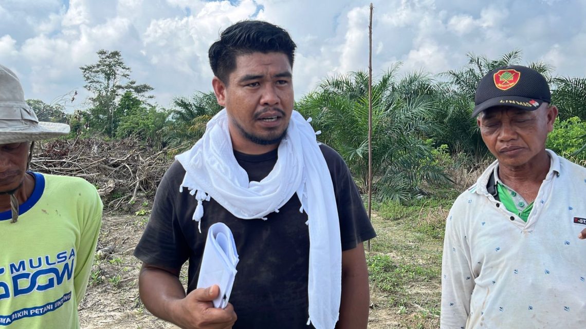 Juru bicara warga Transmigrasi Landono, Andi terkait mafia tanah