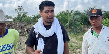 Juru bicara warga Transmigrasi Landono, Andi terkait mafia tanah