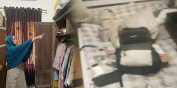 Salah satu pemilik rumah di BTN Grya Rafasya Anawai yang mengalami kecurian