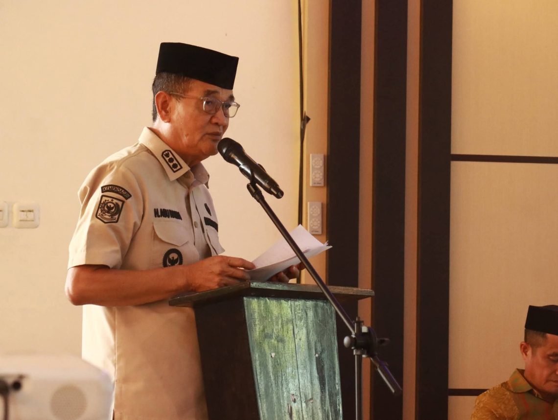 Wabup Konut Abuhaera membuka kegiatan TC seleksi MTQ
