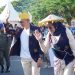 Ribuan Peserta Semarakkan Pawai Budaya Harmoni HUT Sultra, Konawe Curi Perhatian 17 Bupati Konawe mengikuti pawai budaya di HUT Sultra