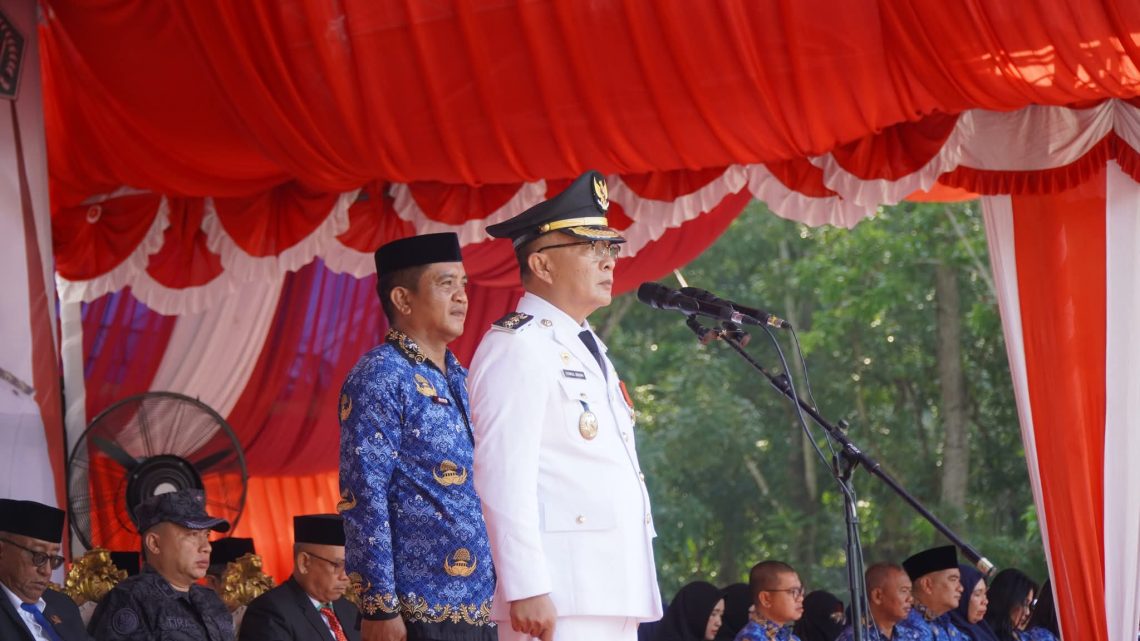 Pimpin Upacara Hari Otda ke XXX, Wabup Konawe Tekankan Sinergi Pusat dan Daerah