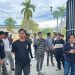 BASMI Sultra Desak Satgas PKH dan Kejati, Usut Dugaan Perambahan Hutan PT TPM 14 BASMI Sultra saat aksi di Kantor Kejati Sultra terkait dugaan perambahan hutan PT TPM