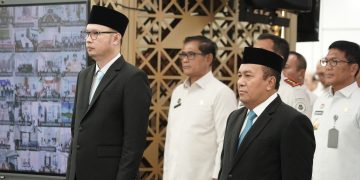 Staf Khusus Menteri Imigrasi dan Pemasyarakatan, Ir. H. Abdullah Rasyid, ME (Kacamata)