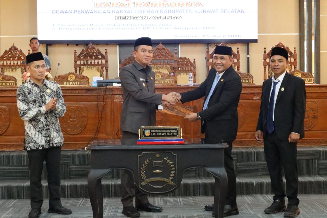 DPRD Konsel Gelar Paripurna LKPJ 2025, Irham Kalenggo Paparkan Tiga Program Unggulan SETARA