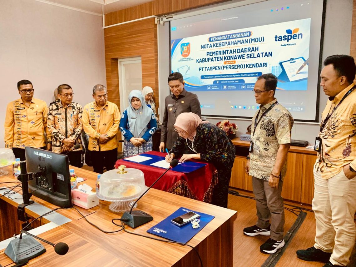 Pemda Konsel kerja sama dengan Taspen