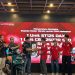 Asmo Sulsel saat menyerahkan 15 kendaraan motor honda kepada PSM Makassar