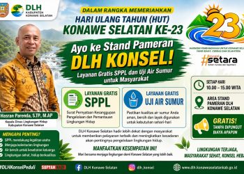 HUT Konsel ke 23, DLH Buka Layanan Gratis SPPL dan Uji Air Sumur Untuk Warga