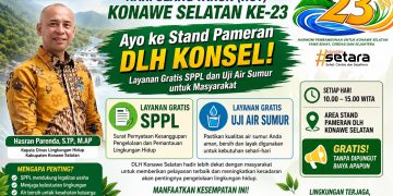HUT Konsel ke 23, DLH Buka Layanan Gratis SPPL dan Uji Air Sumur Untuk Warga