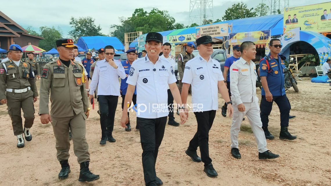 Ika-Wahyu mengecek langsung persiapan HUT Konsel
