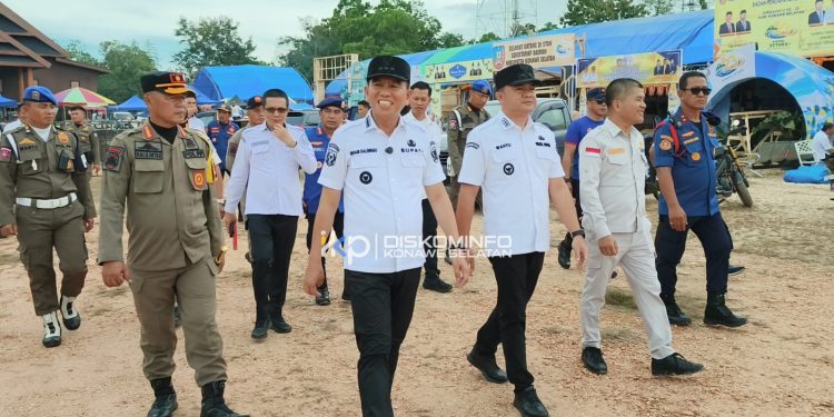 Ika-Wahyu mengecek langsung persiapan HUT Konsel