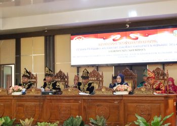 Paripurna Istimewa HUT Konsel di Aula Utama DPRD Konsel