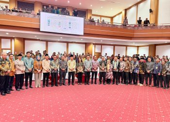 Rakor Pencegahan Korupsi Bidang Pertanahan dan Aset BMD di Kantor Gubernur Sultra