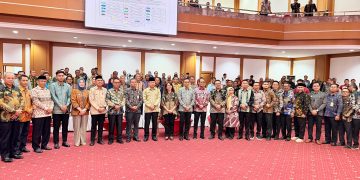 Rakor Pencegahan Korupsi Bidang Pertanahan dan Aset BMD di Kantor Gubernur Sultra