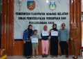DP3A Konsel menyerahkan bantuan kepada para korban kekerasan seksual