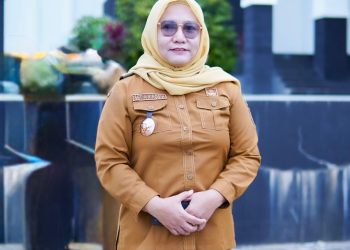 Kepala Dinas Perpustakaan dan Arsip Daerah Konsel, Setianingsih Mangidi, S.TP., M.AP