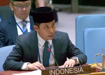 Deputi Perwakilan Tetap RI (PTRI) untuk PBB, Duta Besar Widya Sadnovic, dalam Debat Terbuka Dewan Keamanan PBB