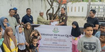 Kejati Sultra Serahkan Hewan Kurban ke Panti Asuhan Al-Ikhlas dan Shabri