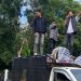MAP HUKUM Sultra saat demo di Polda terkait dugaan mafia solar di SPBUN Lapulu
