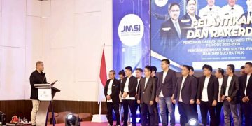 Nama Organisasi Dicatut, Pengurus JMSI Sultra Keluarkan Peringatan Tegas 5 Pelantikan pengurus JMSI Sultra beberapa waktu lalu