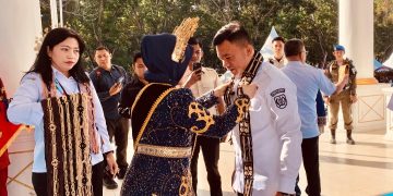 Dukung Penguatan Pemerintahan Desa, Wabup Konsel Hadiri Temu Karya Nasional di Konawe 3 Wabup Konsel, Wahyu Ade Pratama saat menghadiri Temu Karya Nasional di Konawe