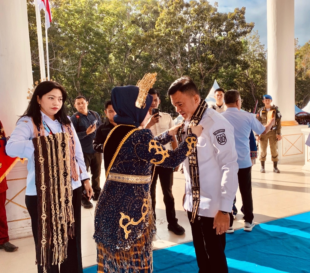Dukung Penguatan Pemerintahan Desa, Wabup Konsel Hadiri Temu Karya Nasional di Konawe 10 Wabup Konsel, Wahyu Ade Pratama saat menghadiri Temu Karya Nasional di Konawe