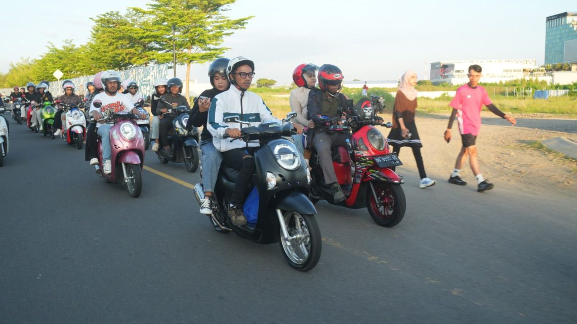 Asmo Sulsel Gelar Scoopy Riding, Padukan Keselamatan, Kreativitas, dan Kebersamaan 10 Scoopy Riding yang digelar oleh Asmo Sulsel