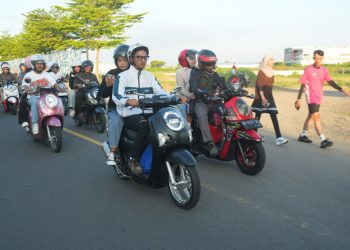Asmo Sulsel Gelar Scoopy Riding, Padukan Keselamatan, Kreativitas, dan Kebersamaan 11 Scoopy Riding yang digelar oleh Asmo Sulsel