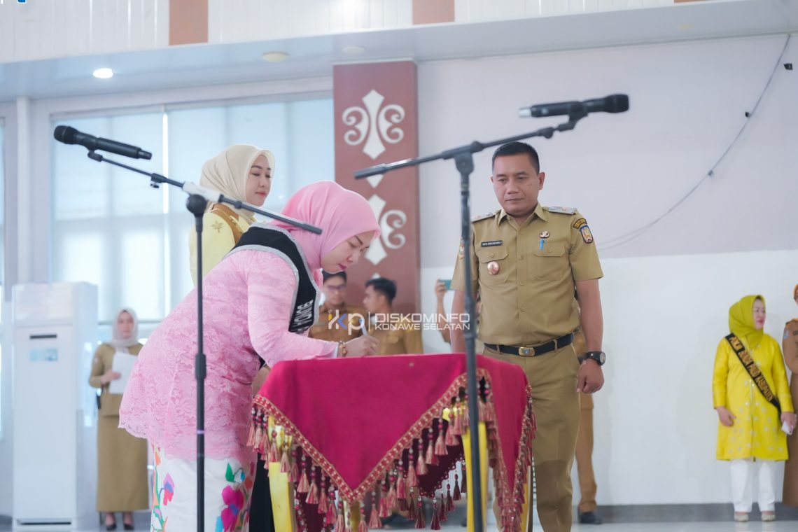 Irham Kalenggo: Bunda PAUD dan Literasi Jadi Pilar Wujudkan Konsel Setara 10 Pelantikan Bunda PAUD, Pengukuhan Ketua TP PKK, serta Pengukuhan Bunda Literasi tingkat Kecamatan dan Kelurahan/Desa se Konsel periode 2026–2030