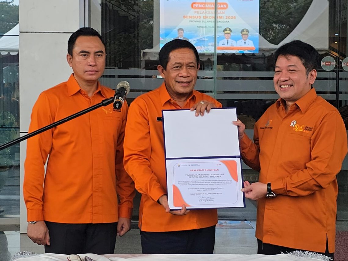 BPS Sultra Canangkan Sensus Ekonomi 2026, Sebar 2.600 Petugas Pendataan