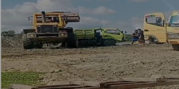 dugaan aktivitas penambangan pasir ilegal di sepanjang bantaran Sungai Konaweeha, tepatnya di Desa Puusangi, Kecamatan Anggalomoare, Kabupaten Konawe